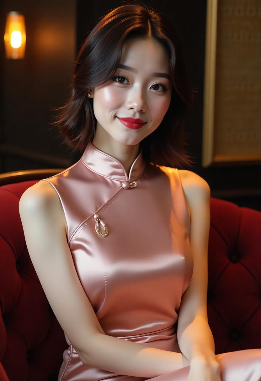 古老村落中的灯火与木屋